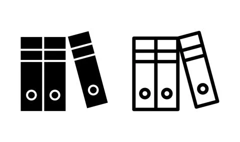 Library icon vector. education icon. book icon Stock-Illustration