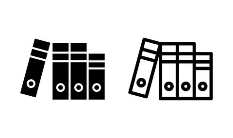 Library icon vector. education icon. book icon Stock Illustration
