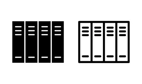 Library icon vector. education icon. book icon Stock Illustration
