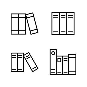 Library icon vector. education sign and symbol Stock Illustration