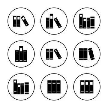 Library icon vector. education sign and symbol Stock Illustration