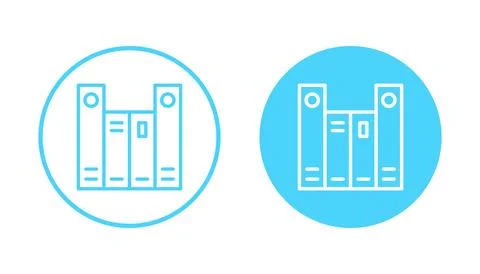 Library icon vector. education sign and symbol Stock Illustration