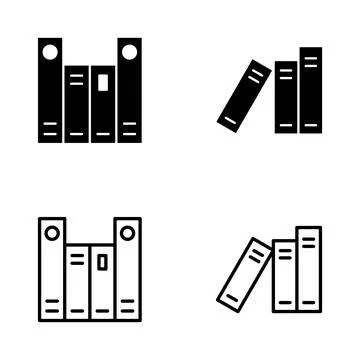 Library icon vector. education sign and symbol Stock Illustration