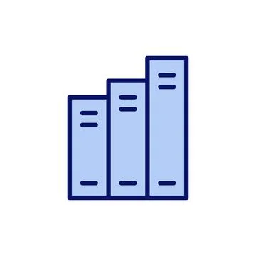 Library icon vector. education sign and symbol Stock Illustration