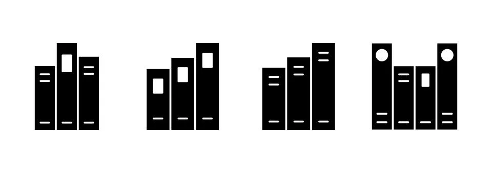 Library icon vector. education sign and symbol Stock Illustration