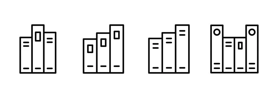 Library icon vector. education sign and symbol Stock Illustration