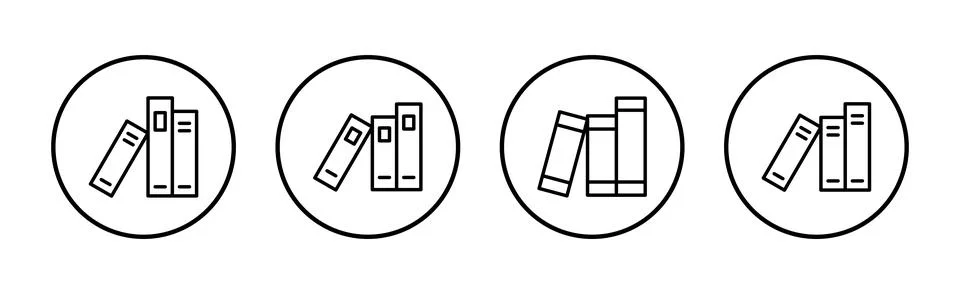 Library icon vector. education sign and symbol Stock Illustration