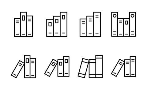 Library icon vector. education sign and symbol Stock Illustration