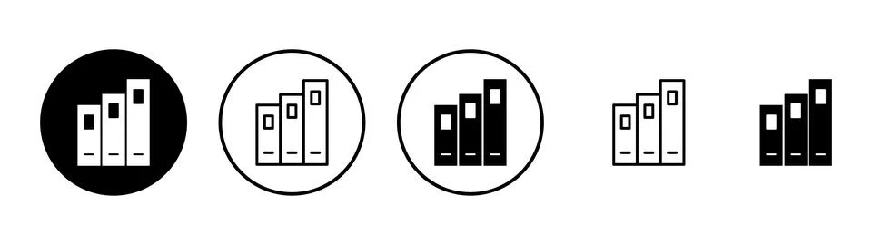 Library icon vector. education sign and symbol Stock Illustration