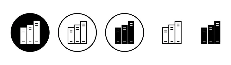 Library icon vector. education sign and symbol Stock Illustration