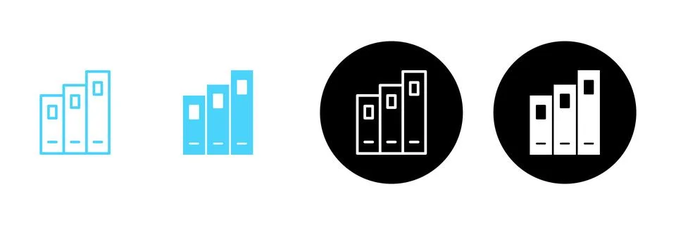 Library icon vector. education sign and symbol 스톡 일러스트