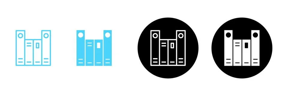 Library icon vector. education sign and symbol Stock Illustration