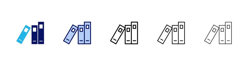 Library icon vector. education sign and symbol Stock Illustration