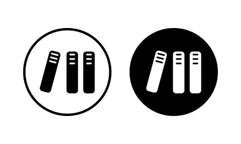 Library icon vector illustration. education sign and symbol Stock Illustration