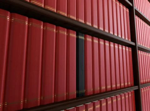 Library Stock Illustration