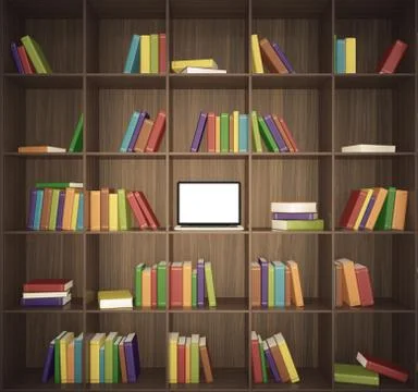 Library Stock Illustration