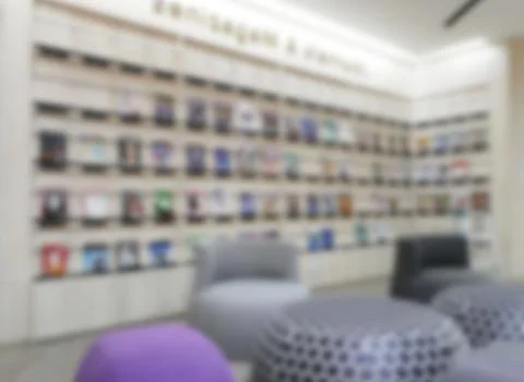 Library interior for background Stock Photos