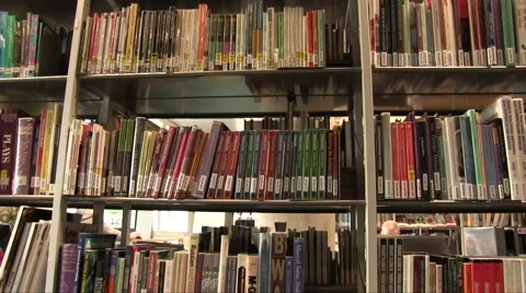 Library Interior Landscape Stock-Footage 55340490