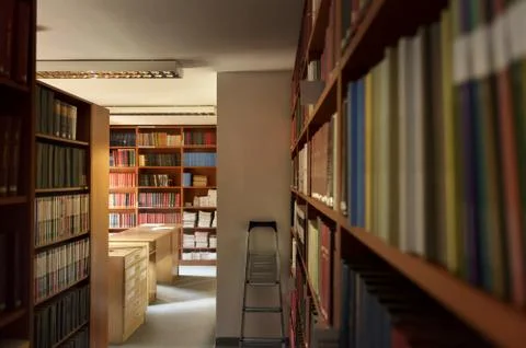 Library interior Stock Photos