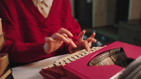 Blindfolded Woman at a Typewriter, #830179