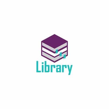 Library Logo Illustrazione stock