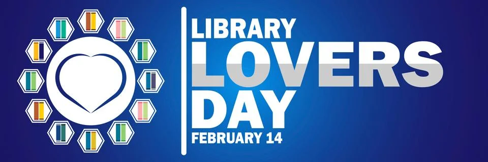 Library Lovers Day Vector Template Design Illustration 库存插图