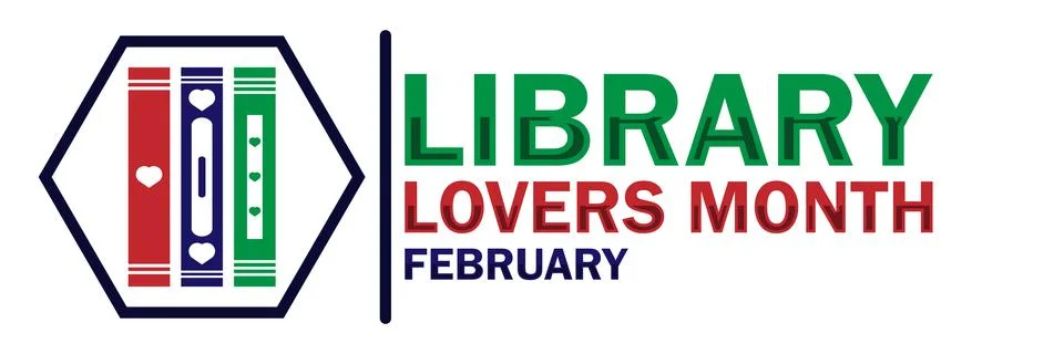 Library Lovers Month イラスト素材