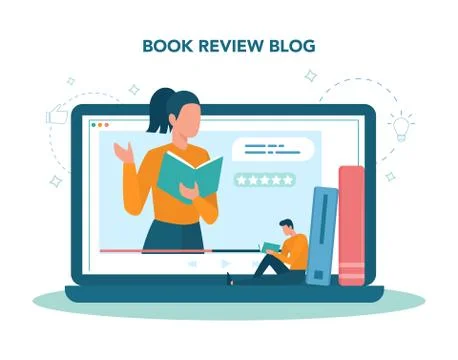 Library online service or platform. Knowledge and educatiovn idea. 스톡 일러스트