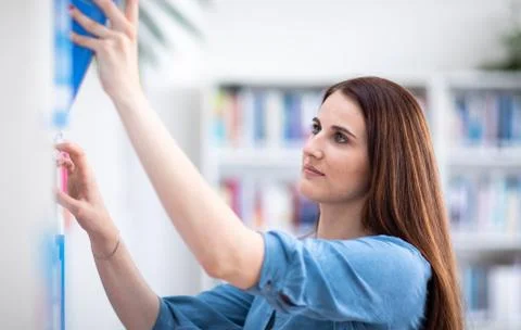 In the library  Fotos de archivo