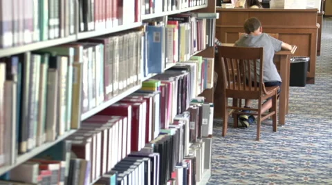 Library Scenes (5 of 7) Stock Footage 45181024