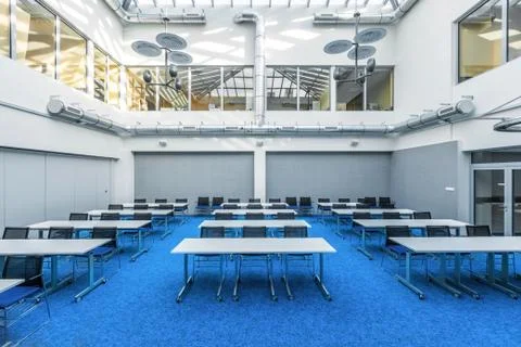 Library study hall Stock Photos