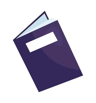 Library text book open educative icon Stock Illustration