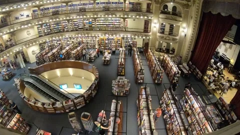 Library Timelapse Video stock 131566252