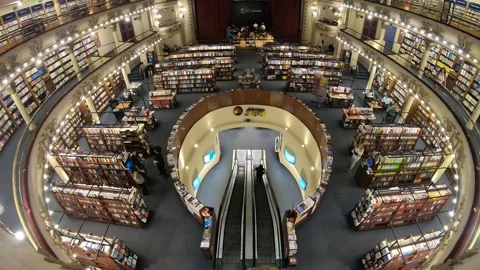 Library Timelapse Video stock 131566323