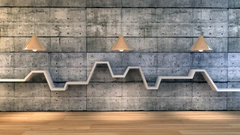 Library Virtual Set Background Video stock 119326606