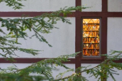 Library Window Stock Photos