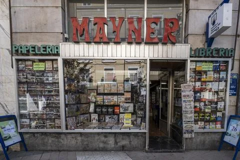 Libreria papeleria Mayner, Vitoria, Alava, basque country, spain Stock Photos