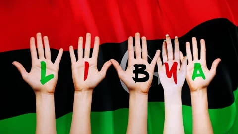 Libya Country Flag Stock Footage 161752150