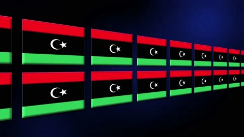 Libya Flag Animated Background 3d Animat... | Stock Video | Pond5