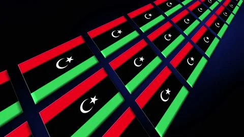 Libya Flag Animated Background 3d Animat... | Stock Video | Pond5