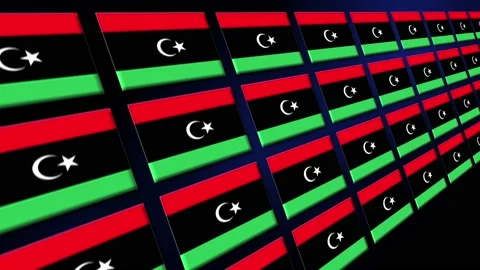 Libya Flag Animated Background 3d Animat... | Stock Video | Pond5