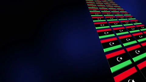 Libya Flag Animated Background 3d Animat... | Stock Video | Pond5