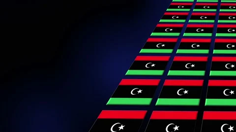 Libya Flag Animated Background 3d Animat... | Stock Video | Pond5