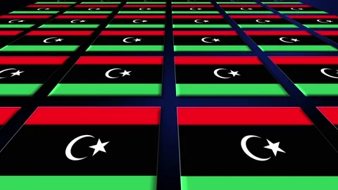 Libya Flag Animated Background 3d Animat... | Stock Video | Pond5