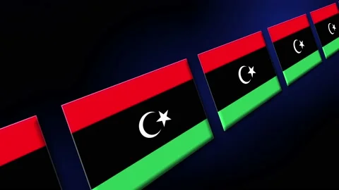 Libya Flag Animated Background 3d Animat... | Stock Video | Pond5