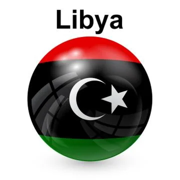 Libya flag Stock Illustration