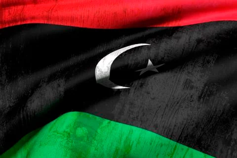 Libya flag Stock Illustration