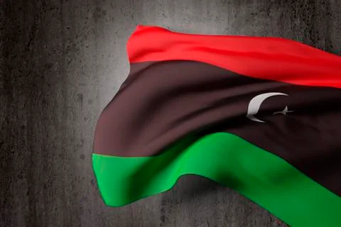 Libya flag Stock Illustration