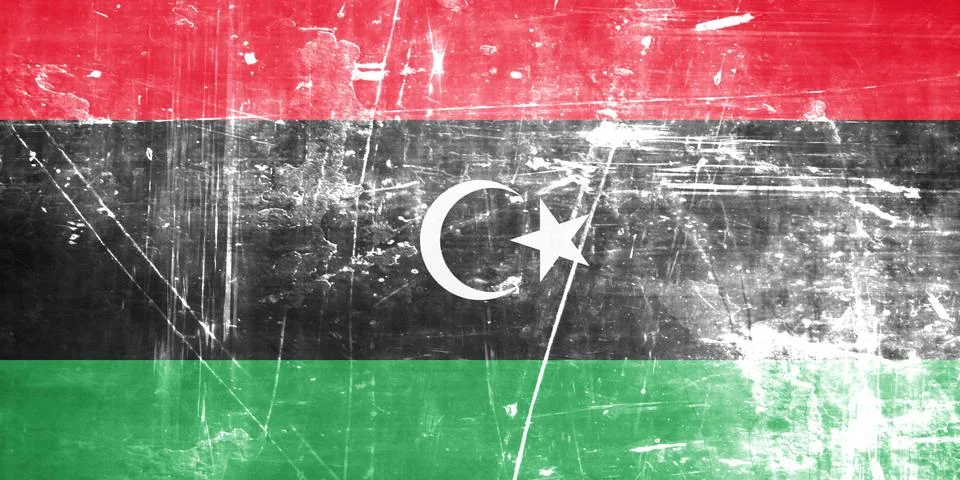 Libya flag Stock Illustration