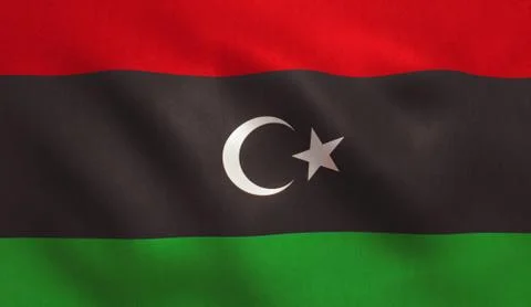 Libya Flag Stock Illustration